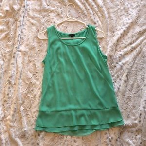 Ann Taylor Dress top green